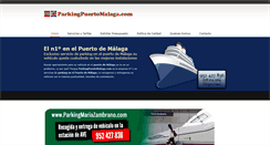 Desktop Screenshot of parkingpuertomalaga.com